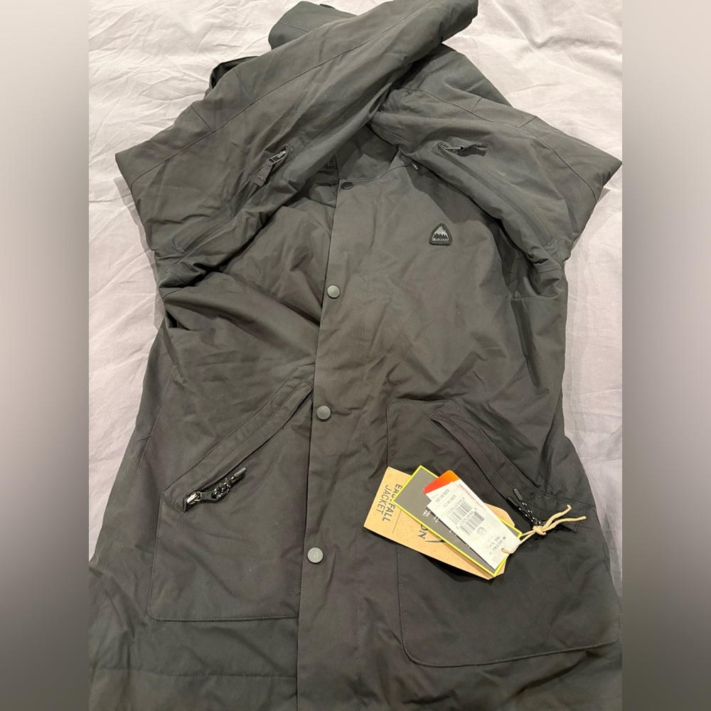 NWT Burton Eastfall Women's Black Insulated Ski Snowboard Parka - Picture 5 of 12